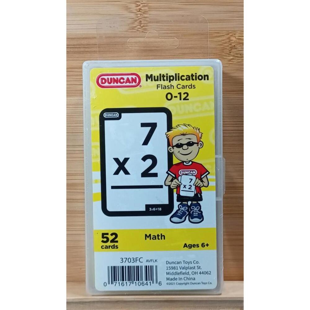 Duncan Multiplication Flash Cards 0-12 - Educational Math Learning‎ Tool